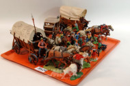 Posten Spielzeugfiguren, Westernszene
