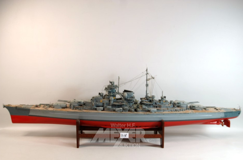 Schiffsmodell ''Schlachtschiff'',