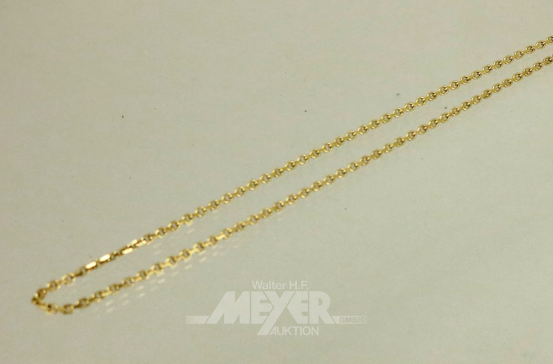 kl. Halskette, 333er GG