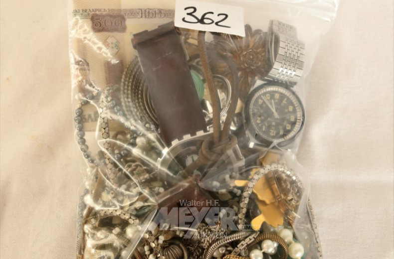 Posten Silber- und Modeschmuck