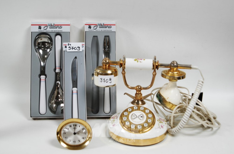 Konvolut Hausrat: Telefon,''CREMONA'',