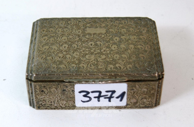 Schmuckdose, Silber 800er