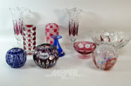 Posten Kristall- Vasen u. -Schalen,