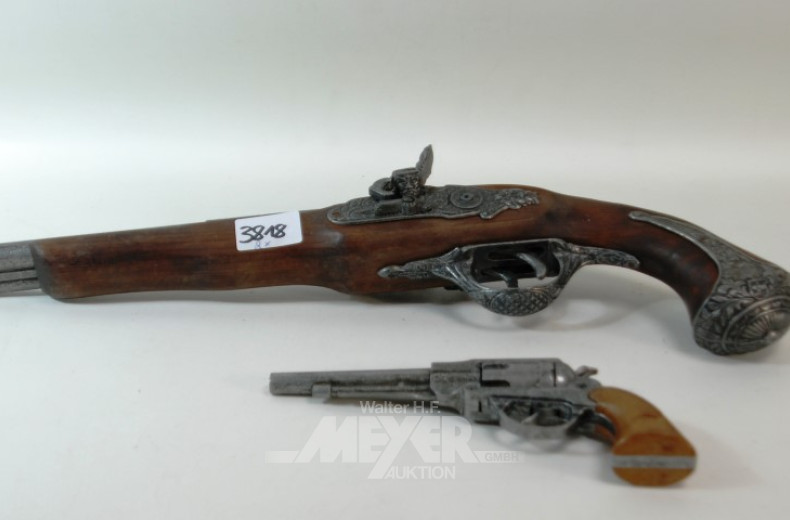 2 Deko- Pistolen