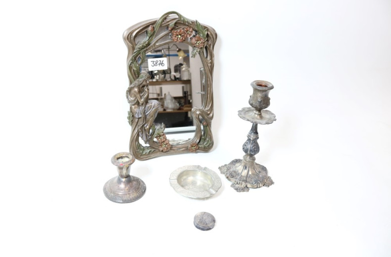 Tischspiegel im Jugendstil