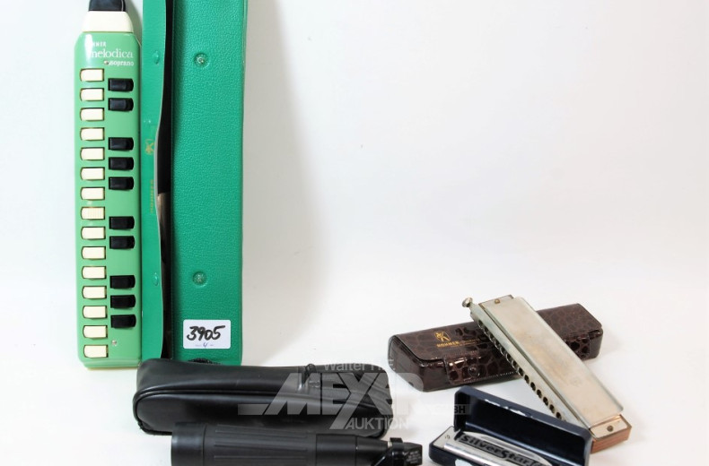 Melodika, 2 Mundharmonika, 1 kl.