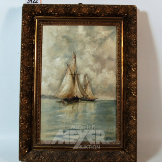 Gemälde, ''Segelboote''