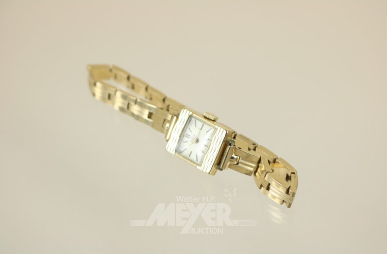 Damenarmbanduhr, 585er GG