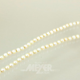 Perlenkette mit 585er GG-Schließe