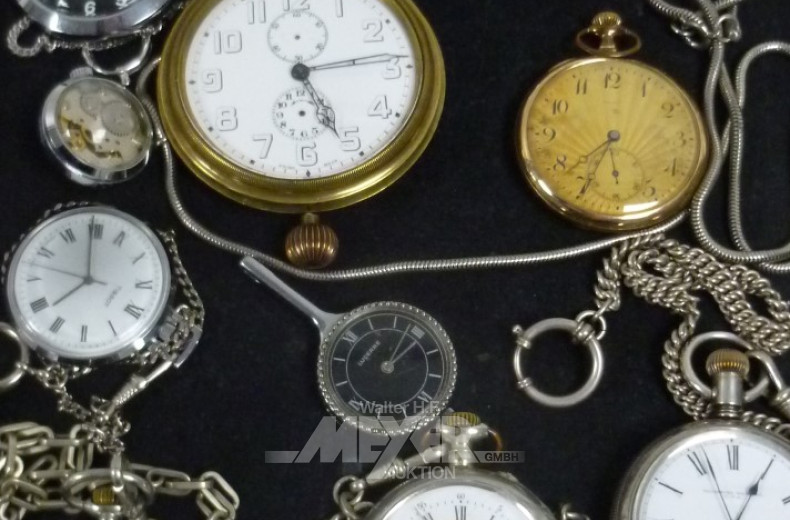 Posten versch. Taschenuhren ca. 12 Stück
