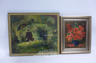 2 Gemälde ''Blumenstillleben''