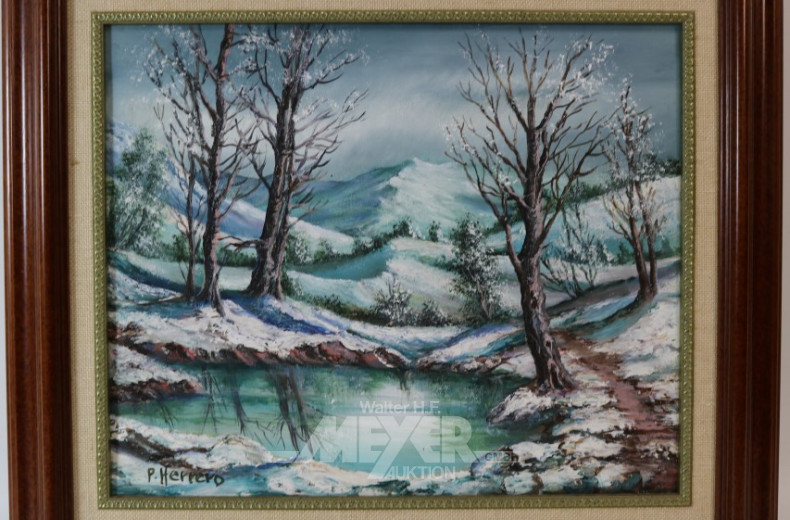Gemälde ''Winterlandschaft''