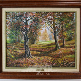Gemälde ''Waldlichtung im Herbst''