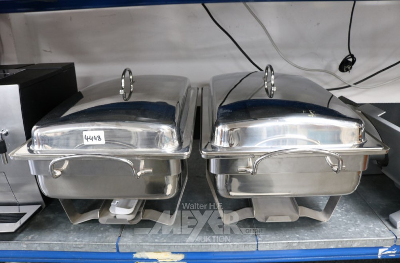 2 Chafing-Disches inkl. GN-Behälter