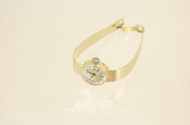 Damenarmbanduhr, 585er GG ''WEMPE''