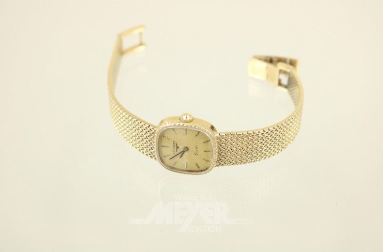 Damenarmbanduhr, 750er GG ''LONGINES''