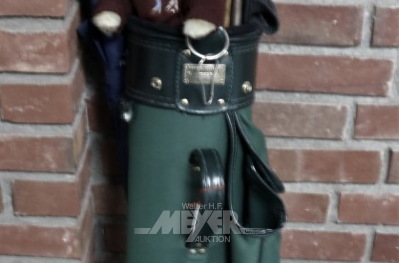 Golfausrüstung: Golf-Bag mit div.
