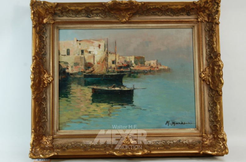 Gemälde ''Fischerhafen''