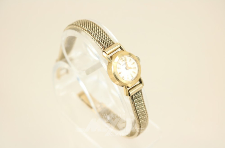 Damen Armbanduhr ANGELUS, 750er GG,