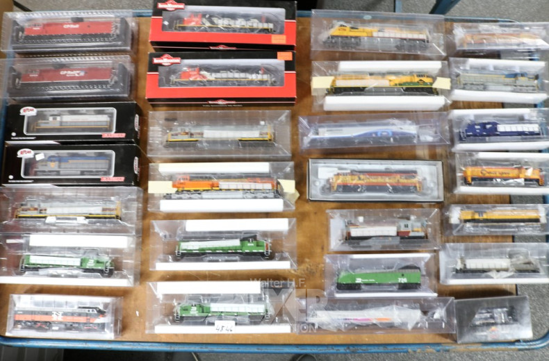 großer Posten E-Lokomotiven