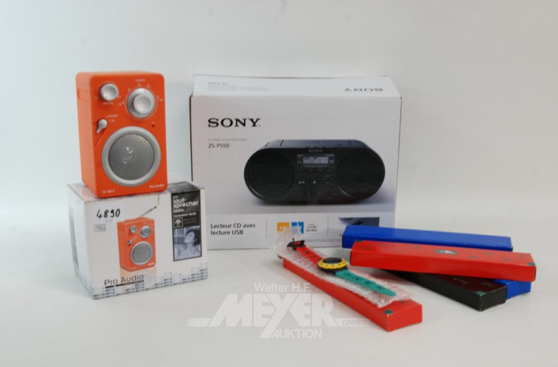 1 CD-Radio ''Sony'',