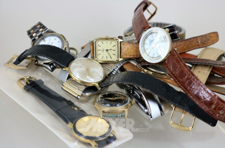 14 Damen- und Herren-Armbanduhren