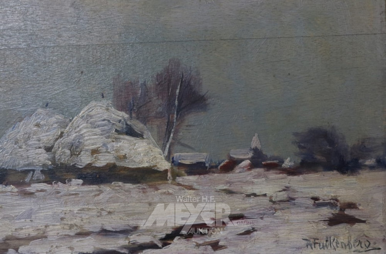 Gemälde ''winterliche Dorfansicht''