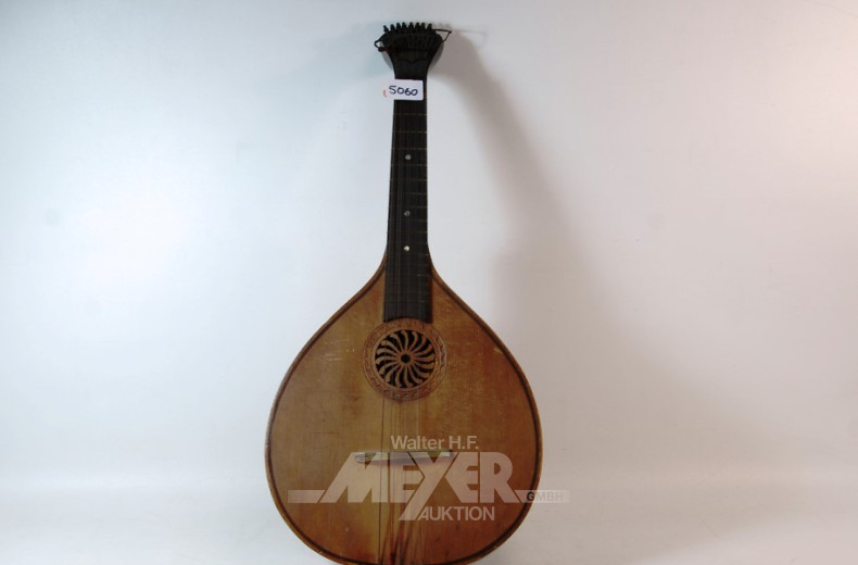 Laute, Korpus beschädigt