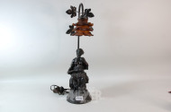 figürliche Tischlampe, neuzeitl. H: 56