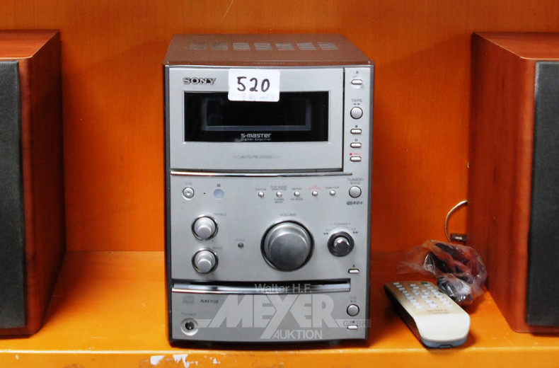 Musikanlage, 3-teilig, SONY, mit FB