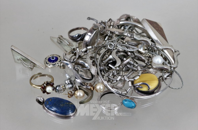 Posten Silber-Schmuck