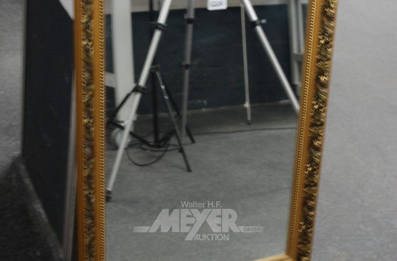 Spiegel, goldf. Holzrahmen,