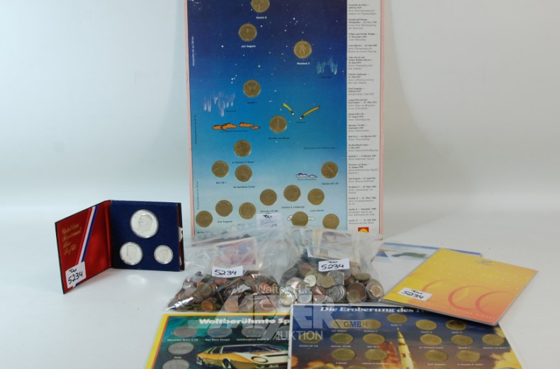 Posten Münzen u. Medaillen