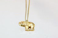 Kette, 333er GG, mit Elefanten-Anhänger