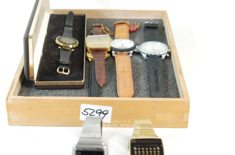 Posten versch. Armbanduhren,