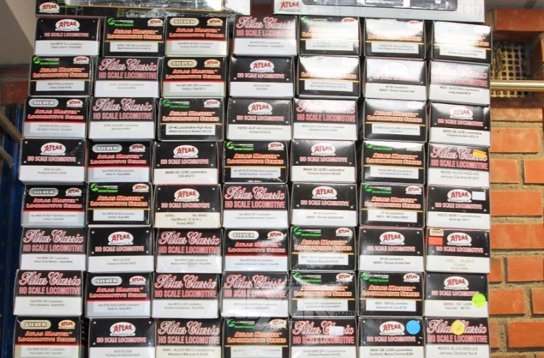 Posten Modelleisenbahn-Loks ca. 58