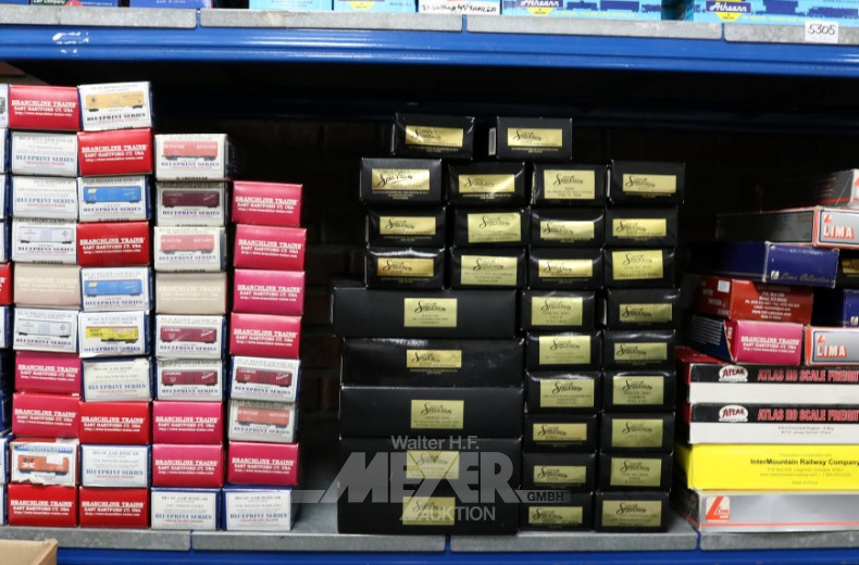 Posten vesch. Modelleisenbahn-Loks,