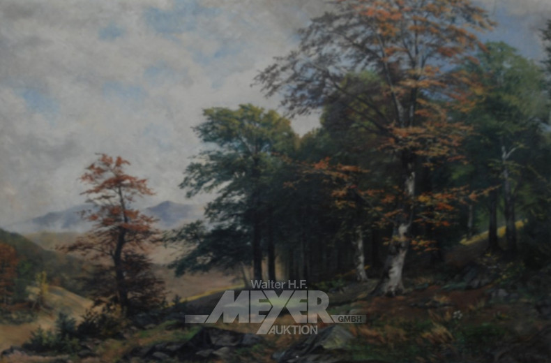 Gemälde ''Landschaft mit Bäumen''