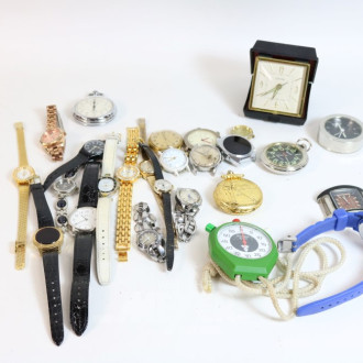 22 Armbanduhren, teils ohne Armband
