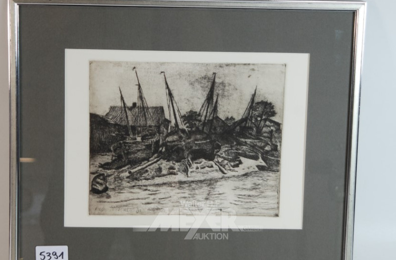 Radierung,rücks. betitelt