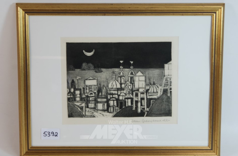 Radierung,rücks. betitelt