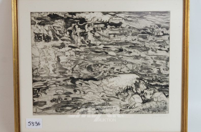 Radierung,rücks.betitelt