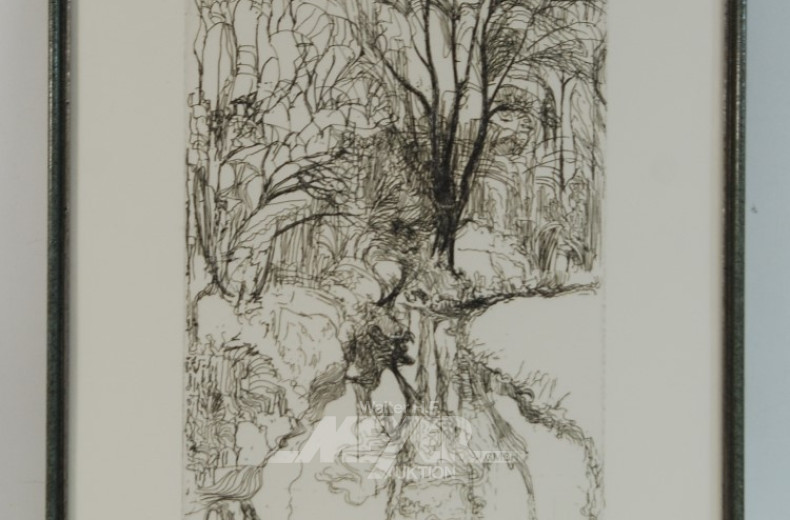 Radierung,rücks.betitelt