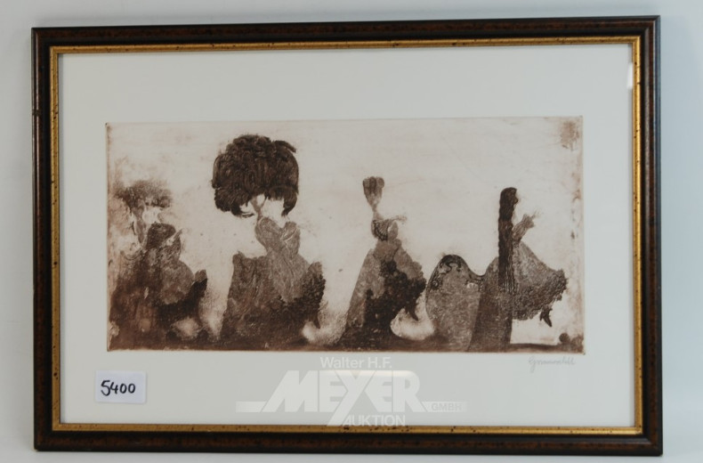 Radierung,rücks.betitelt