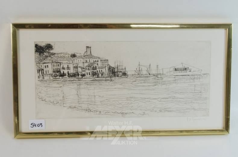 Radierung,rücks.betitelt