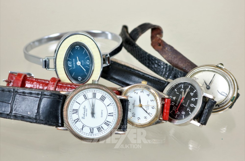 5 5 Damenarmbanduhren