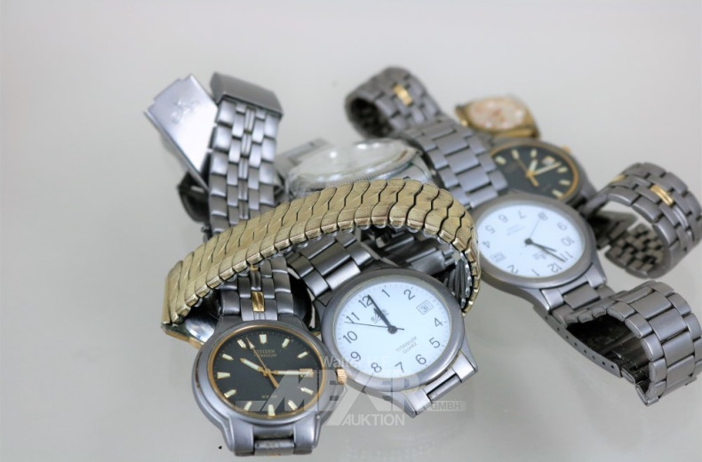 8 Herren- und Damenarmbanduhren,