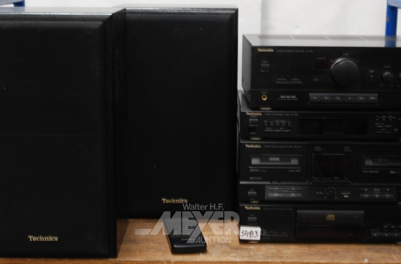 Musikanlage ''TECHNICS'', 6-tlg.