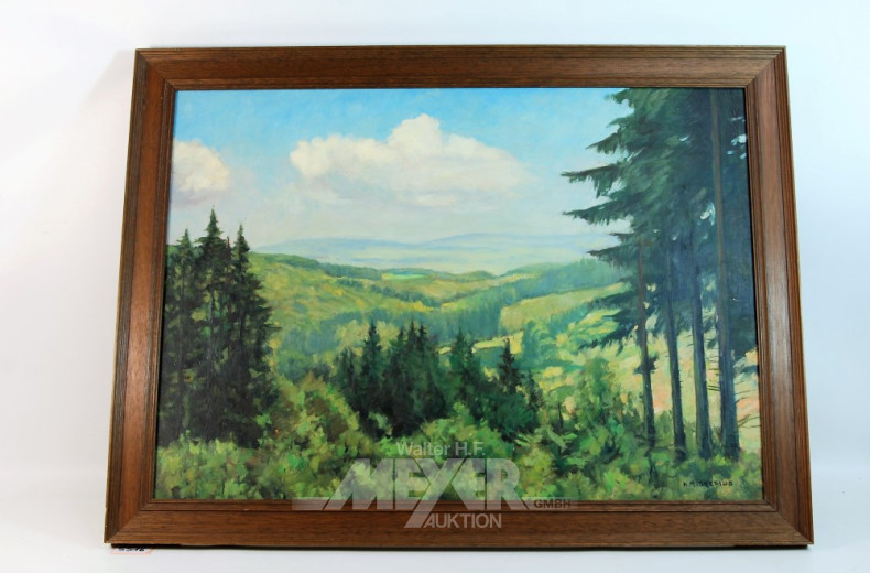 Gemälde, ''Wald mit Bergen''