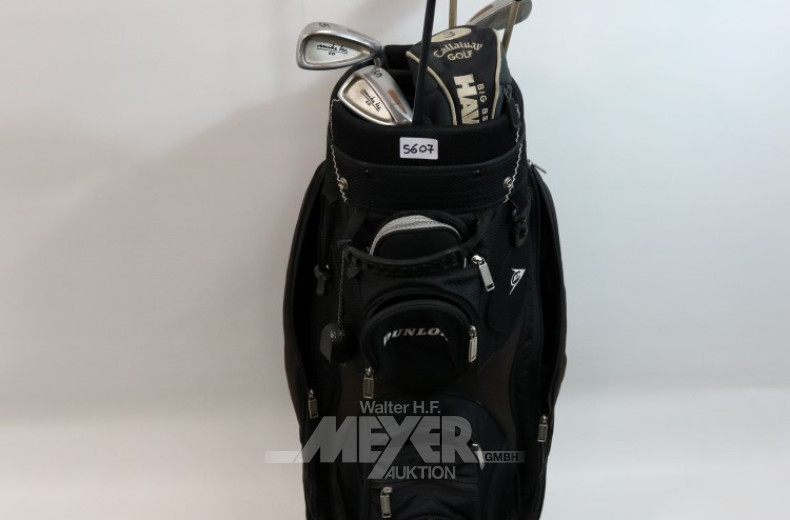Golfbag mit 6 Schlägern
